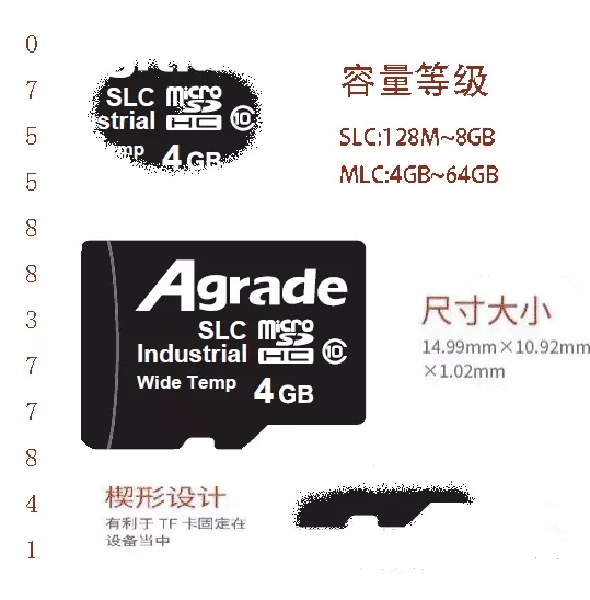 Agrade睿達工業級TF卡
